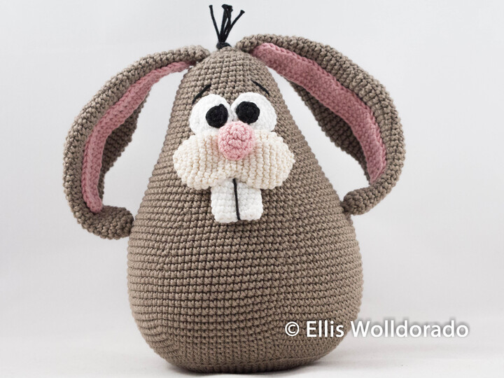 Kugel-Hase Henry, Deko oder Türstopper, Häkelanleitung