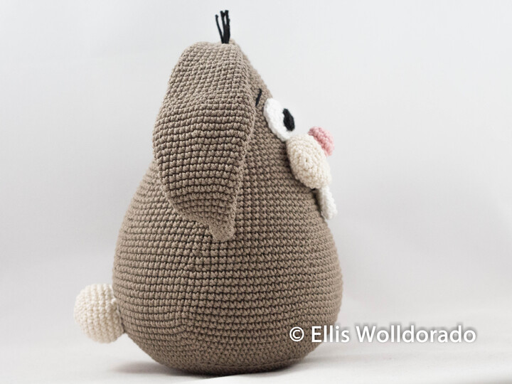 Kugel-Hase Henry, Deko oder Türstopper, Häkelanleitung