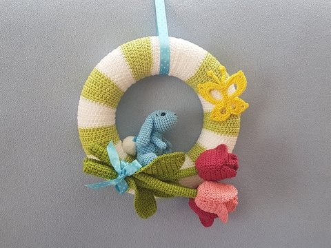 Häkelanleitung Frühlings-/ Osterkranz