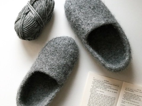 Filzpantoffeln für Männer