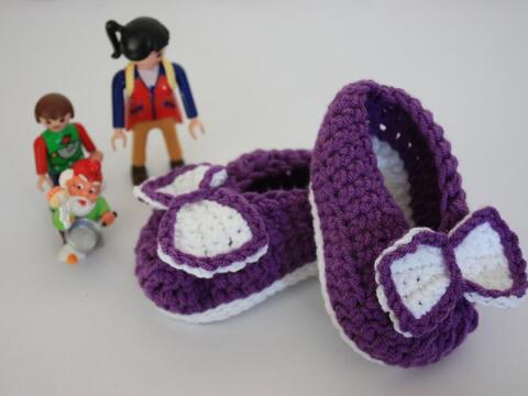 Süße Ballerinas mit Schleifchen