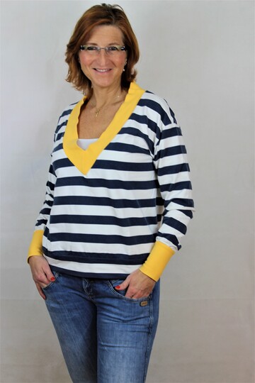 eBOOK # 123 V-NECK.pulli • Gr. XS-XXXL