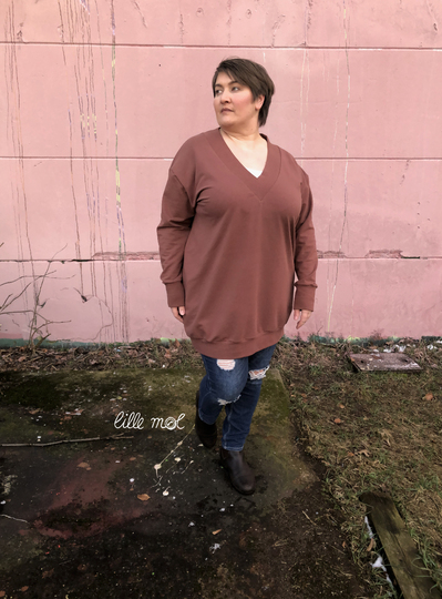 eBOOK # 123 V-NECK.pulli • Gr. XS-XXXL