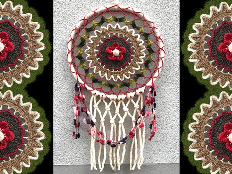 Traumfänger "Trachtenblume"