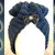 Schicker Turban mit 2 Schnecken