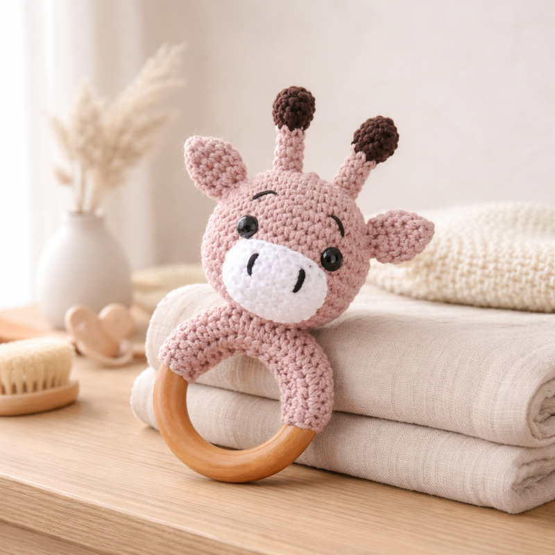 Crochet Pattern Giraffe Rattle and Giraffe Gabriella - Image 4