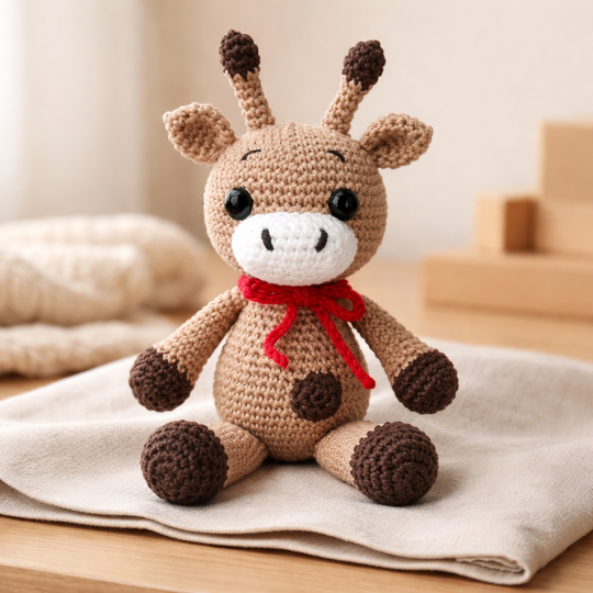 SPARPAKET Häkelanleitung Giraffen Rassel & Giraffe, Giraffe häkeln, Rassel