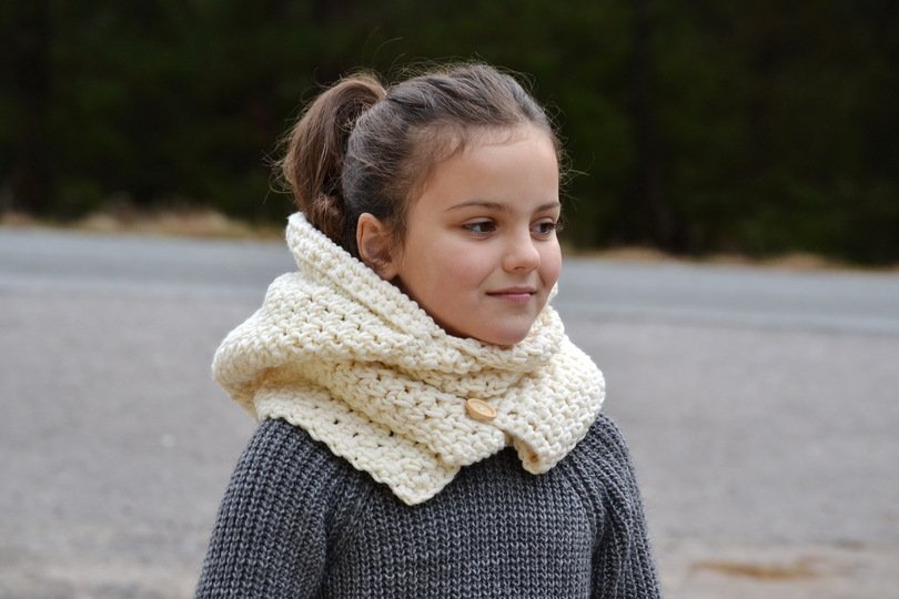 - LANA - Kapuzenschal alle Größen häkeln, Schal mit Kapuze, Scoodie, Hoodie, Kapuze unisex