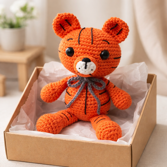 Häkelanleitung Tiger, Amigurumi Tiger häkeln,Tiger häkeln,Tier Tiger häkeln