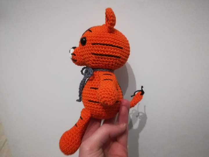 Crochet Pattern Toni the Tiger, Amigurumi, crochet Tiger