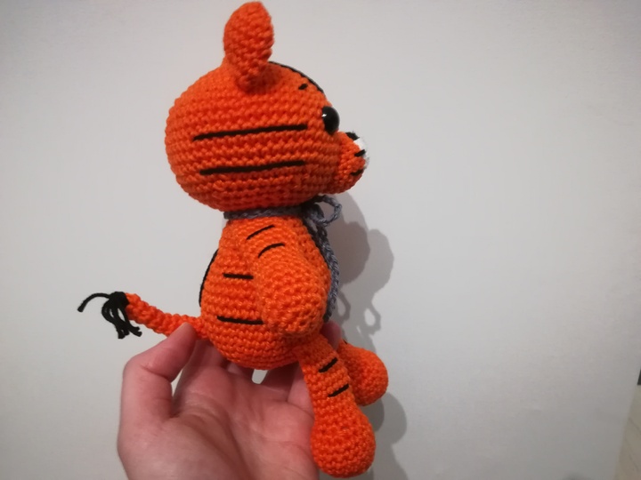 Häkelanleitung Tiger Toni, Amigurumi, Tiger häkeln