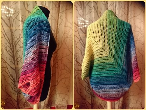 Seelenwärmer Bella häkeln Bolero Jäckchen