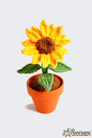 Crochet pattern Sunflower