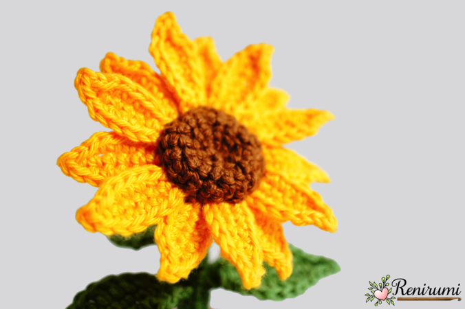 Crochet pattern Sunflower