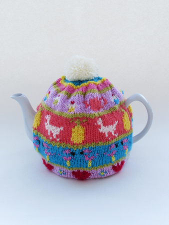 My Favourite Things Fair Isle Tea Cosy Knitting Pattern