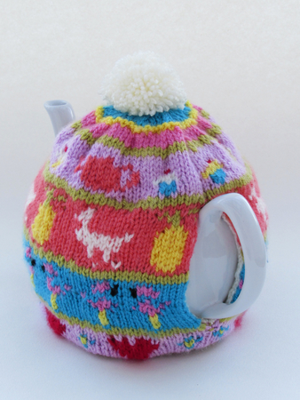 My Favourite Things Fair Isle Tea Cosy Knitting Pattern