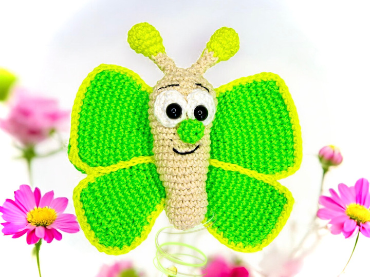 Funny Butterfly Trio - Crochet Pattern