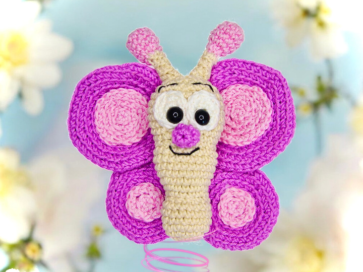 Funny Butterfly Trio - Crochet Pattern