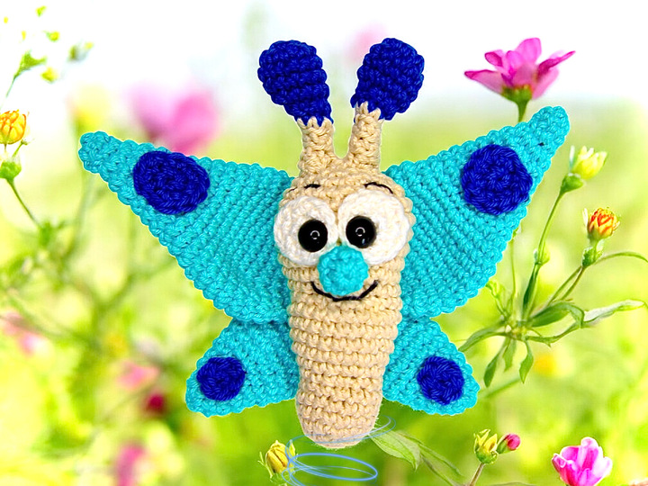 Funny Butterfly Trio - Crochet Pattern