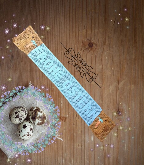 Tischläufer/Tischband "FROHE OSTERN"