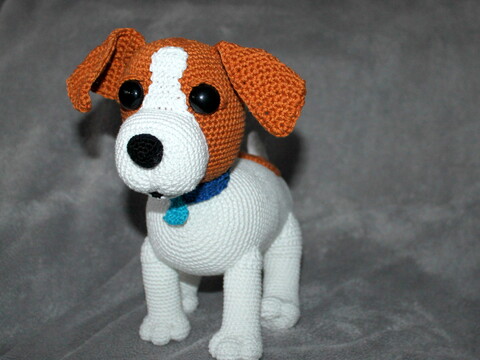 Dog crochet pattern Jack Russell – amigurumi Sina (English & German)