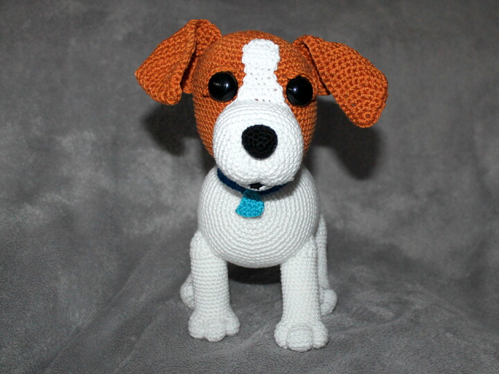 Sina the Jack Russel crochet pattern in english
