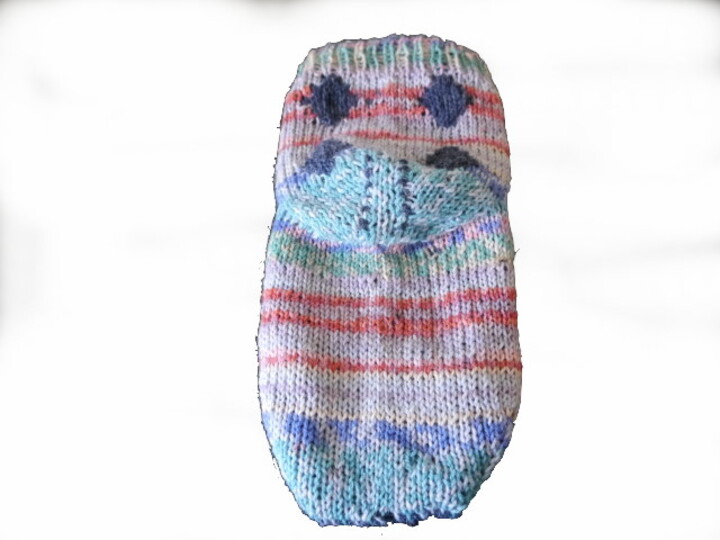 Anleitung für gestrickte Haussocken in Doubleface-Technik