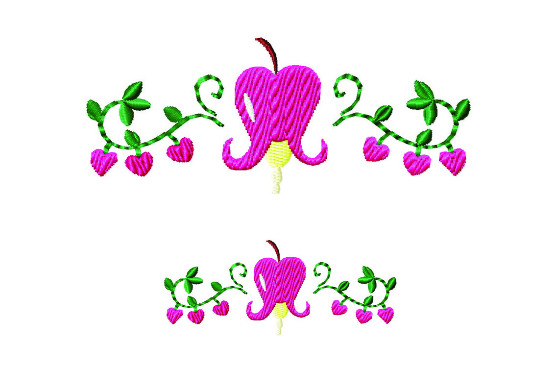 Stickdatei "Tränendes Herz Vol. II“ 2 Größen