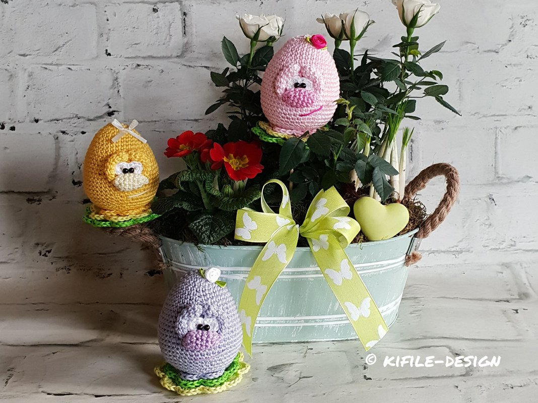 Häkelanleitung Die Deko Eier