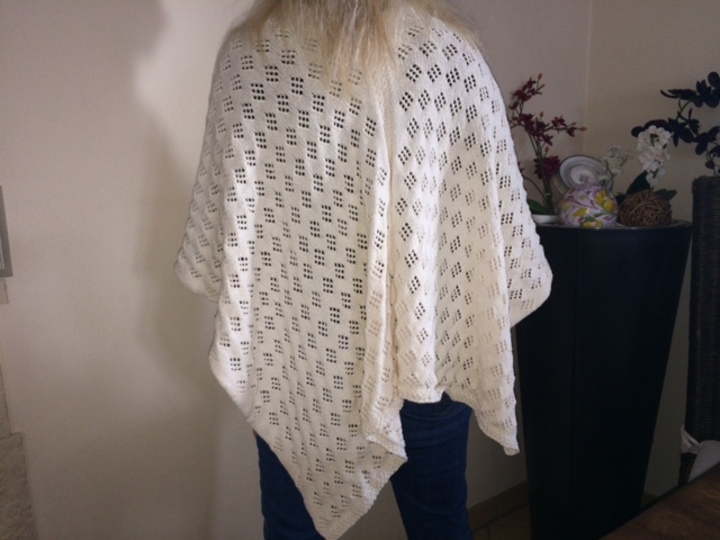 Sommerponcho - einfach zu stricken