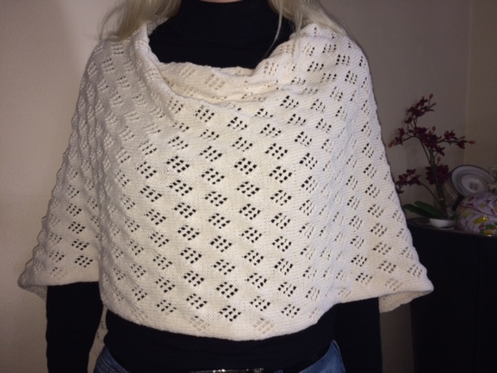 Sommerponcho - einfach zu stricken