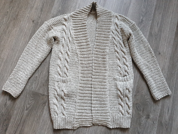 143 Strickanleitung Cardigan Strickjacke 1
