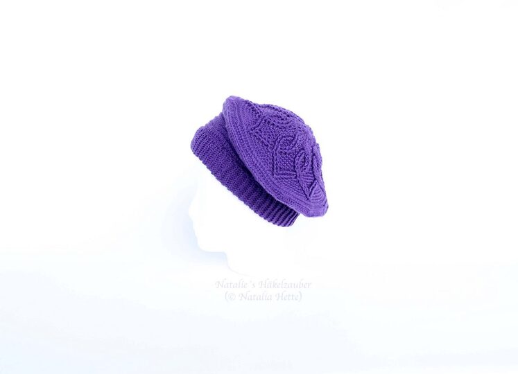 Two beanies "Chérie", all sizes (sporty or beret)