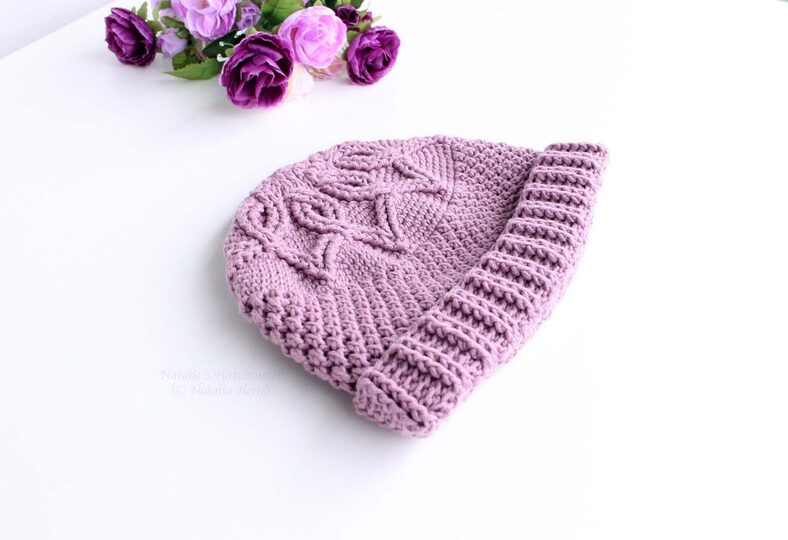 Two beanies "Chérie", all sizes (sporty or beret)