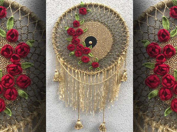 glitzernder Traumf&auml;nger "GOLDRAUSCHRosen"