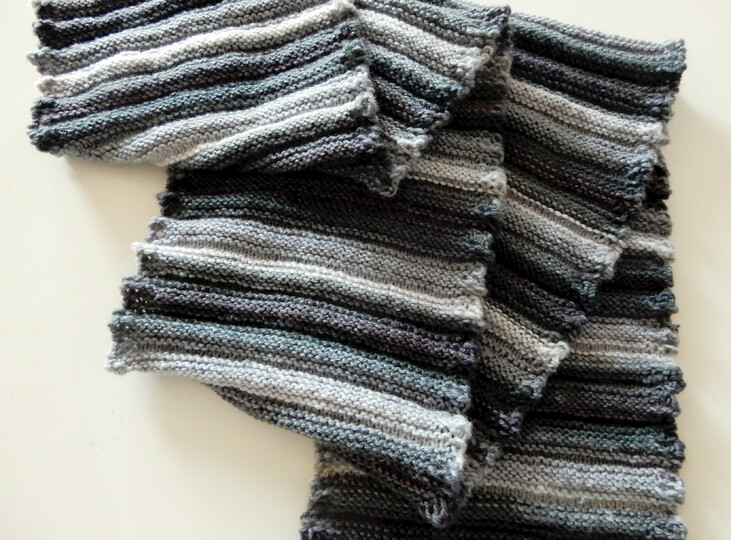 Scarf knitting pattern "This is why I sleep late"