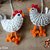 Hens „Berta and Gundel“ – Crochet Pattern