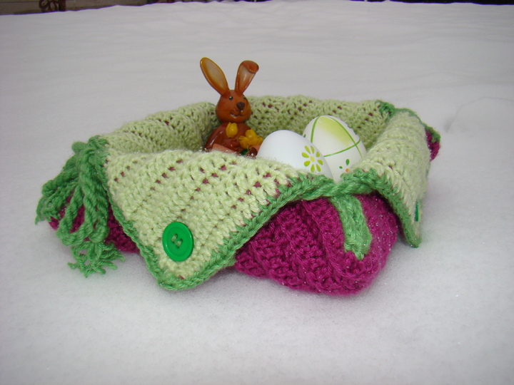 Osterkörbchen „Doppeltgehoppelt“