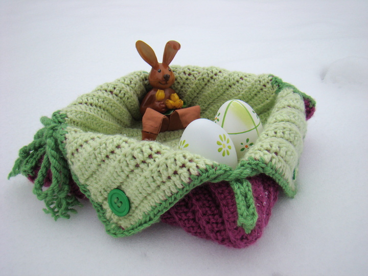 Osterkörbchen „Doppeltgehoppelt“