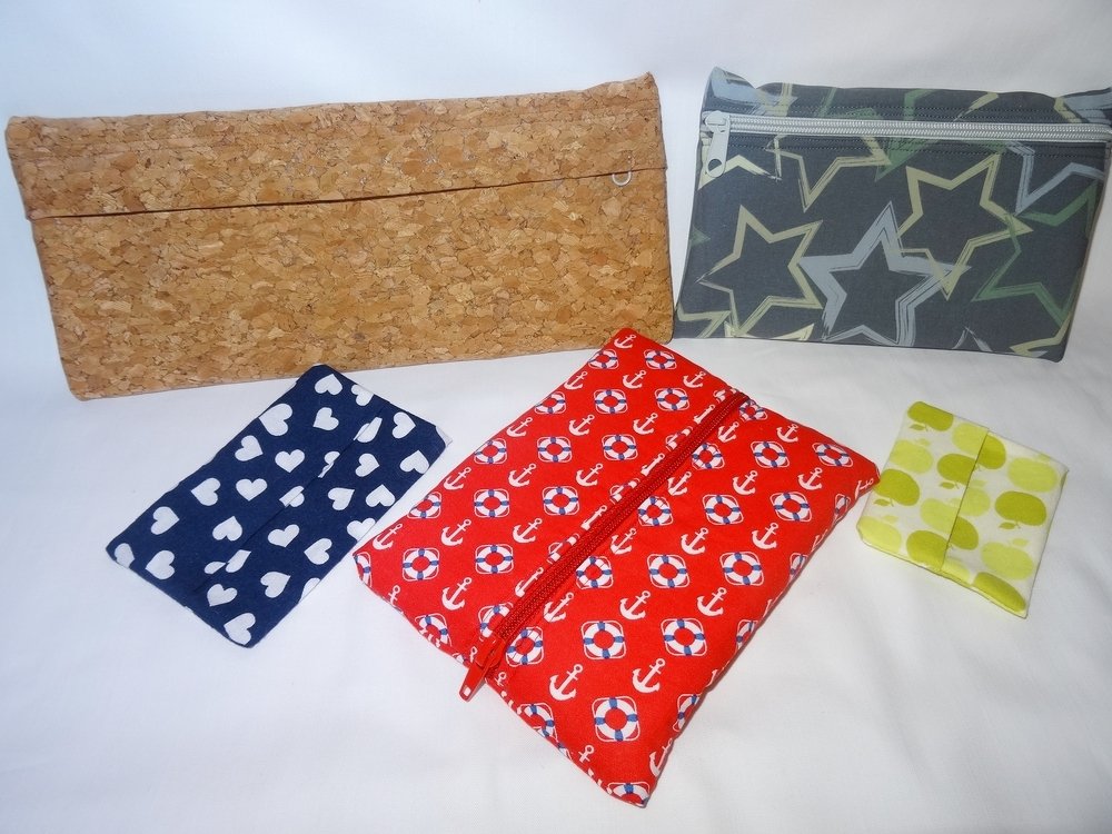 Schnelle Reißverschlusstasche aus einem Stoffstreifen - Bild 12