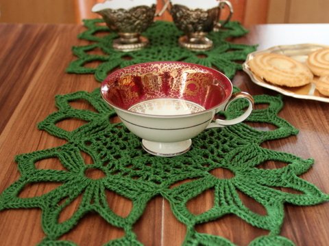 Häkelanleitung Tischläufer "Belle"