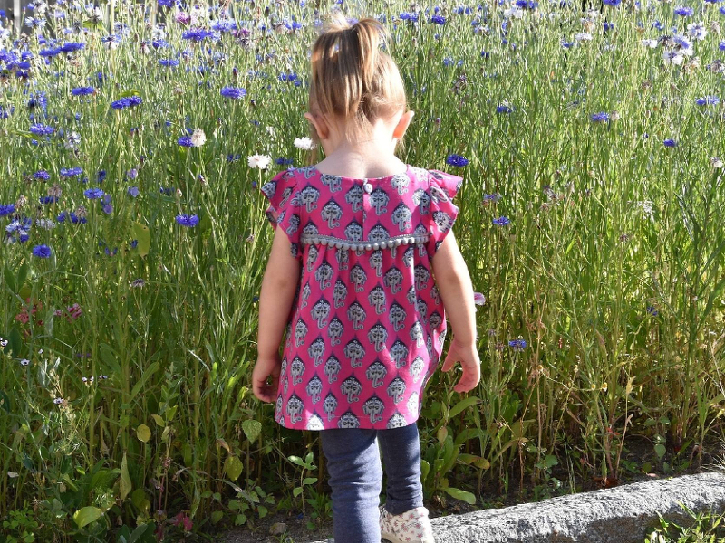 Bluse/Kleid Areskia 74-164 Schnittmuster Nähanleitung