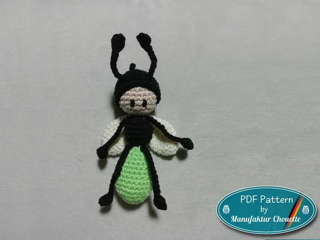 Selbstleuchtendes Glühwürmchen Schlüsselanhänger - Resteverwertung