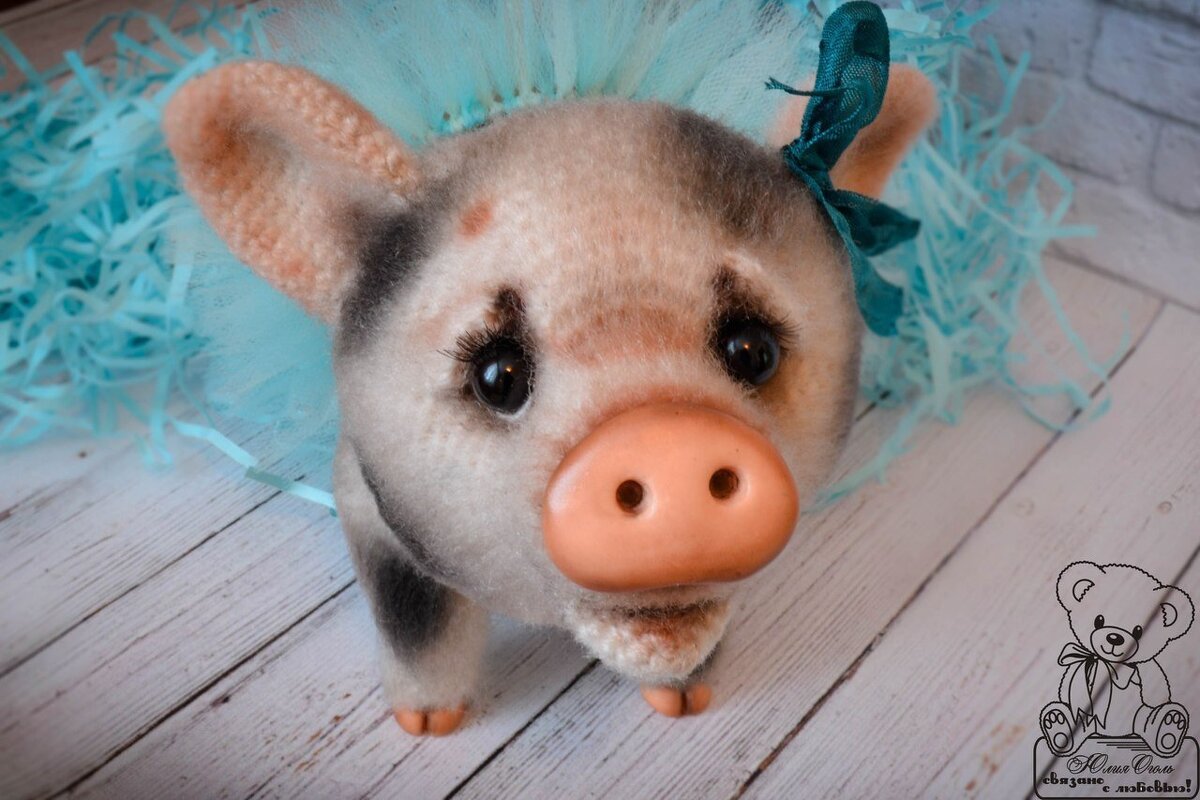 210 Crochet Pattern - Cute Little Pig - Amigurumi PDF file by Ogol CP - Image 4