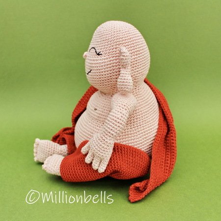 Amigurumi Laughing Buddha PDF Crochet Pattern