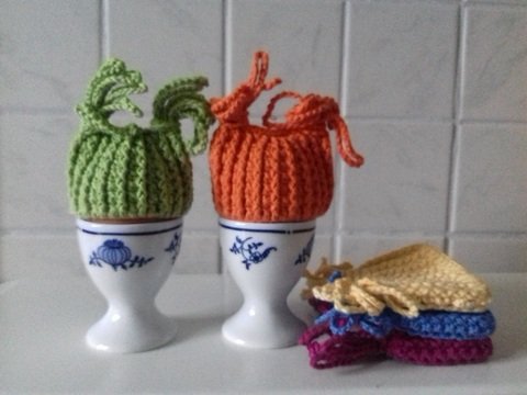 Häkelanleitung für Eierwärmer * freche Zipfel * schnell gehäkelt