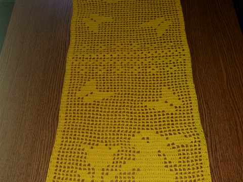 Tischläufer Osterhase Tischdecke Ostern Frühling