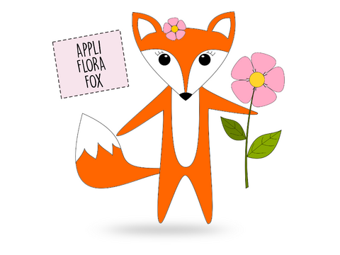 Applikationsvorlage Flora Fox