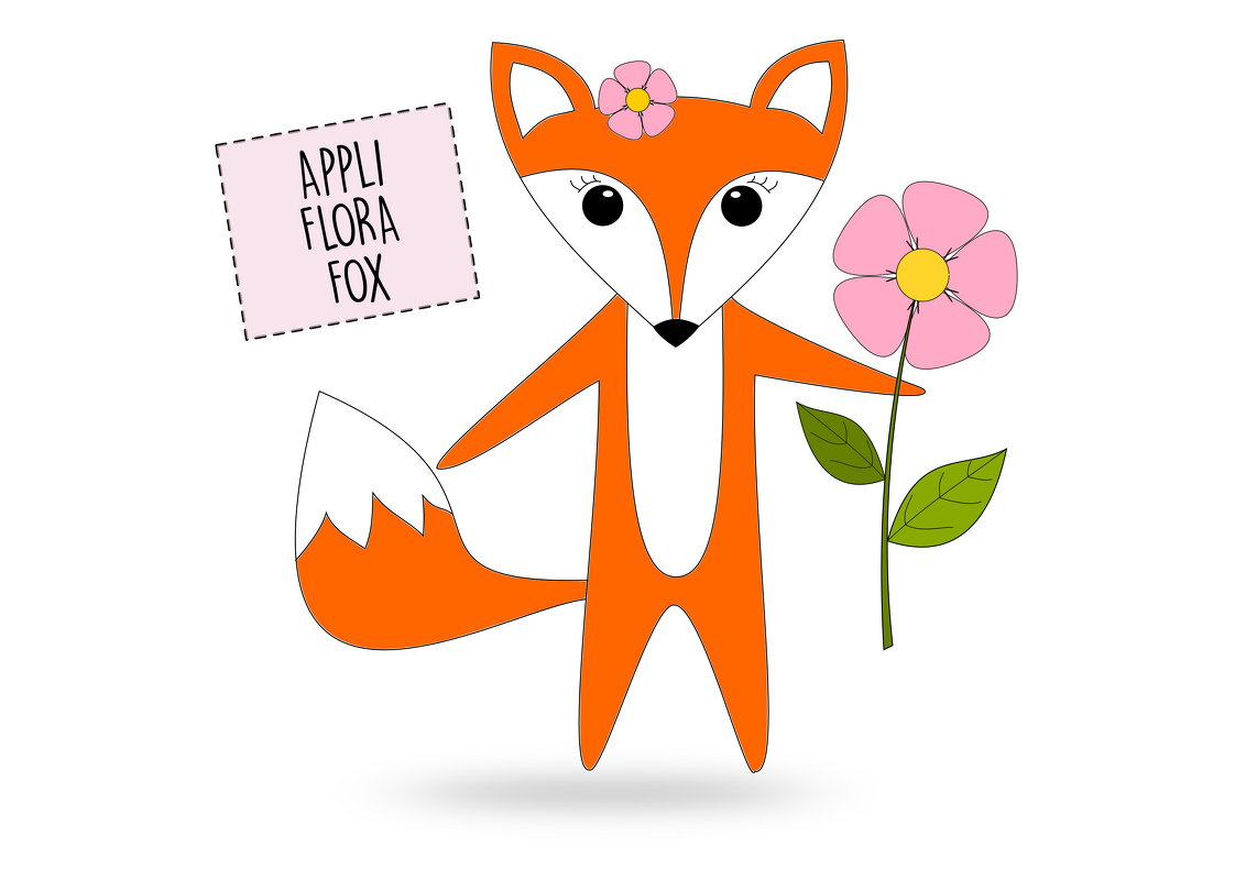 Applikationsvorlage Flora Fox