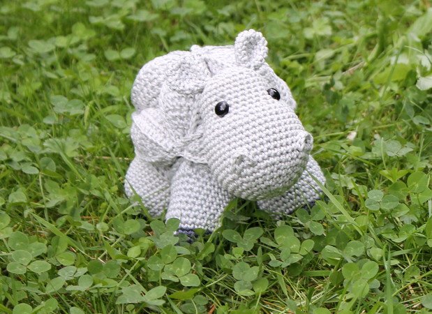 hippo amish puzzle ball crochet pattern english version